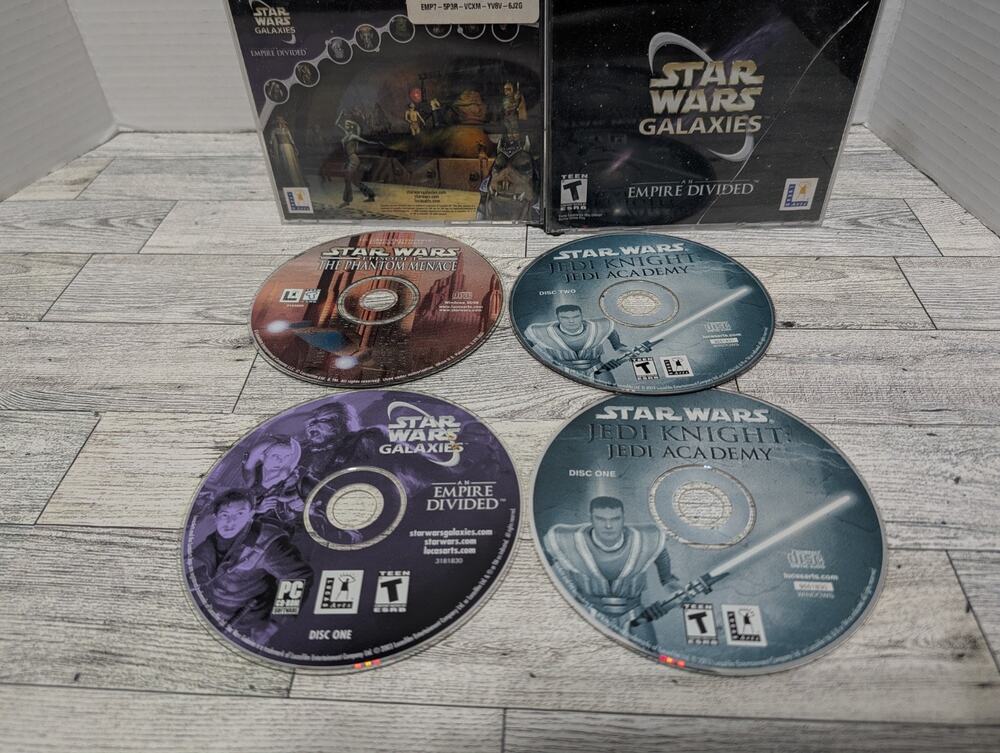 Star Wars Galaxies An Empire Divided PC Game 4 Discs